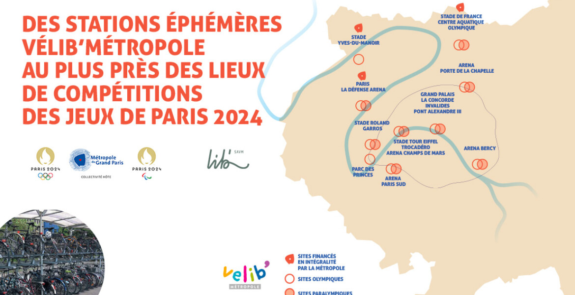 Des stations éphémères velib